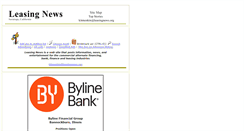 Desktop Screenshot of leasingnews.org